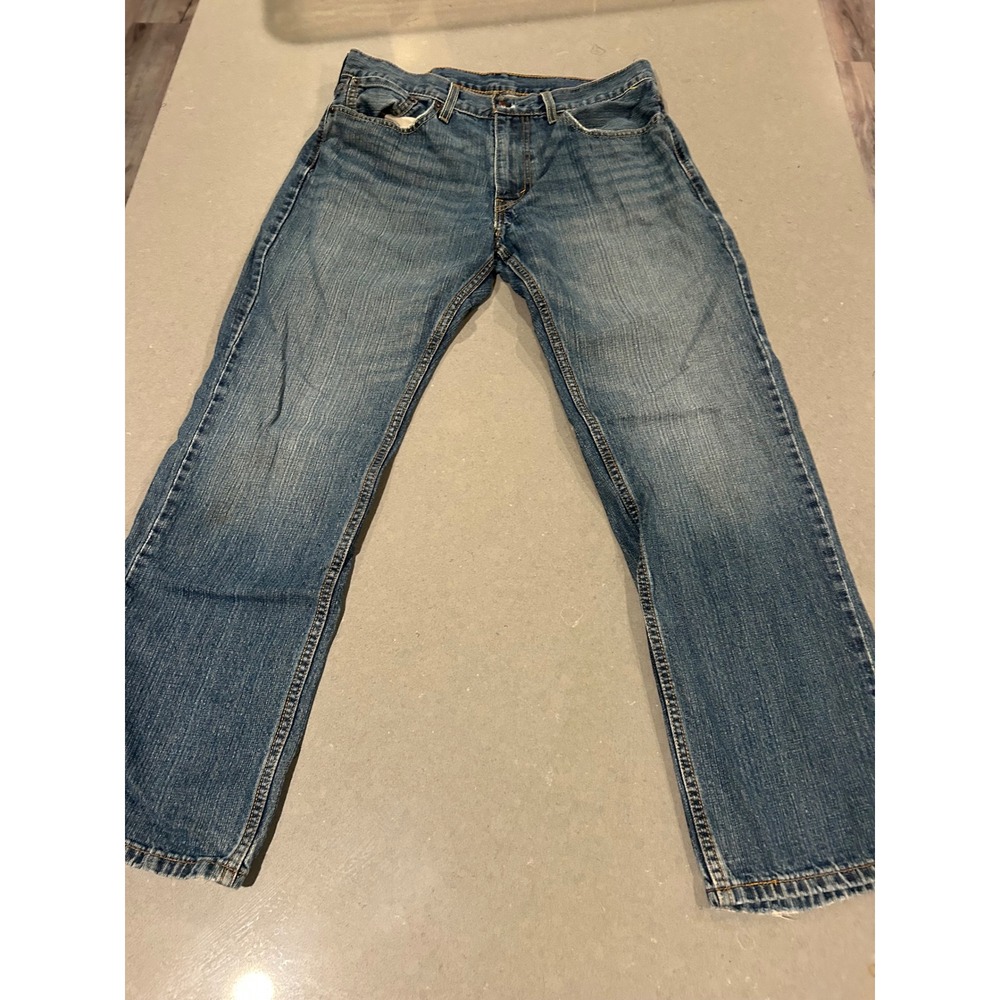 Levi Strauss & Co 559 Relaxed Straight Jeans Mens Blue Denim W33 L30